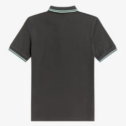 Guys Fred Perry Polo Gunmetal / Blue