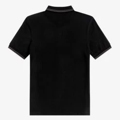 Guys Fred Perry Polo Black / Gunmetal