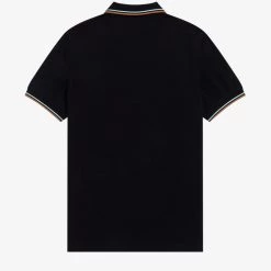 Fred Perry Polo Black / Light Blue / Clay Guys