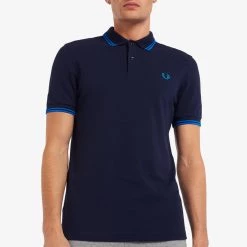 Fred Perry Polo Dark Carbon / Blue