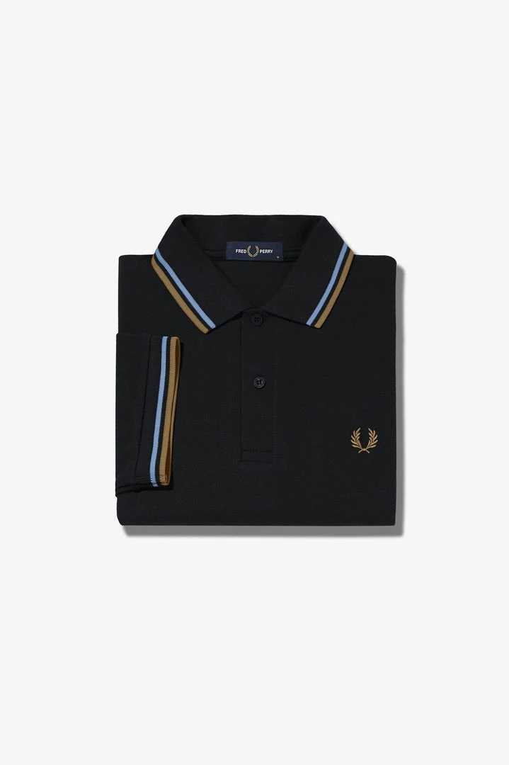 Guys Fred Perry Polo Black / Sky / Desert 5 Guys Fred Perry Polo Black / Sky / Desert
