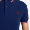 Fred Perry Polo French Navy / Wax Yellow / Washed Red Guys
