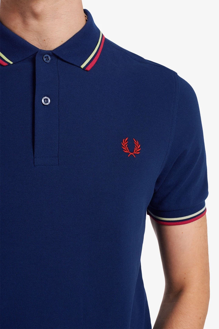 Fred Perry Polo French Navy / Wax Yellow / Washed Red Guys 3 Fred Perry Polo French Navy / Wax Yellow / Washed Red Guys