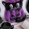 KillStar Housewares Meowloween Pumpkin Cat Pillow