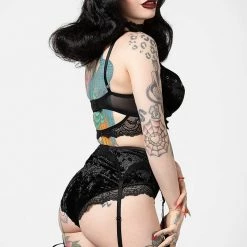 KillStar Mercy Lace Garter Belt