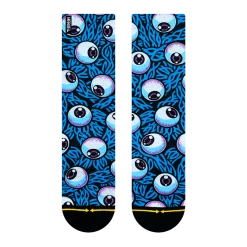 Merge4 Jimbo Blue Eyeball Crew Socks Accessories