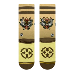 Merge4 Horseshoe Tattoo Flash Crew Socks