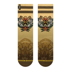 Merge4 Horseshoe Tattoo Flash Crew Socks