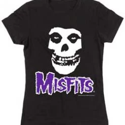 Band Merchandise Misfits Purple Fiend Fitted Shirt Gals