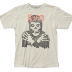 Band Merchandise Guys Misfits Classic Skull Band Shirt