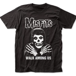 Band Merchandise Misfits Walk Among Us Black Band Shirt Guys