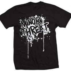 Band Merchandise Minor Threat Drip Logo Band Shirt Guys