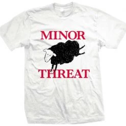 Band Merchandise Minor Threat Black Sheep Band Shirt Guys
