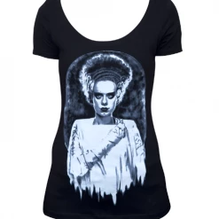 Lowbrow Art Company Monster's Bride Scoop Neck Tee Gals
