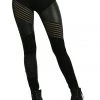 DeadRockers Gals Multi Panel Faux Leather Leggings