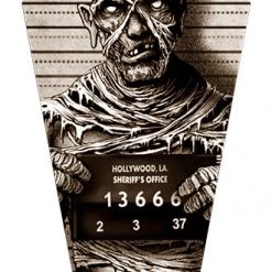 Lowbrow Art Company Mummy Mugshot Coffin Stretched Canvas