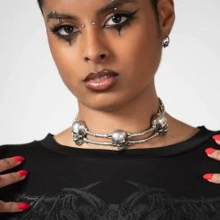 KillStar Naveen Bones Choker Necklace
