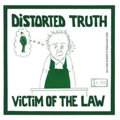 Vinyl Records Music Distorted Truth ‎- Victim Of The Law 7"