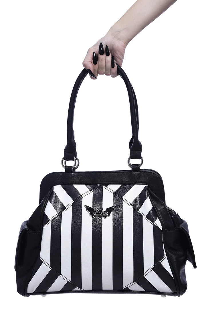 KillStar Striped Never Trust The Living Handbag Gals 6 KillStar Striped Never Trust The Living Handbag Gals
