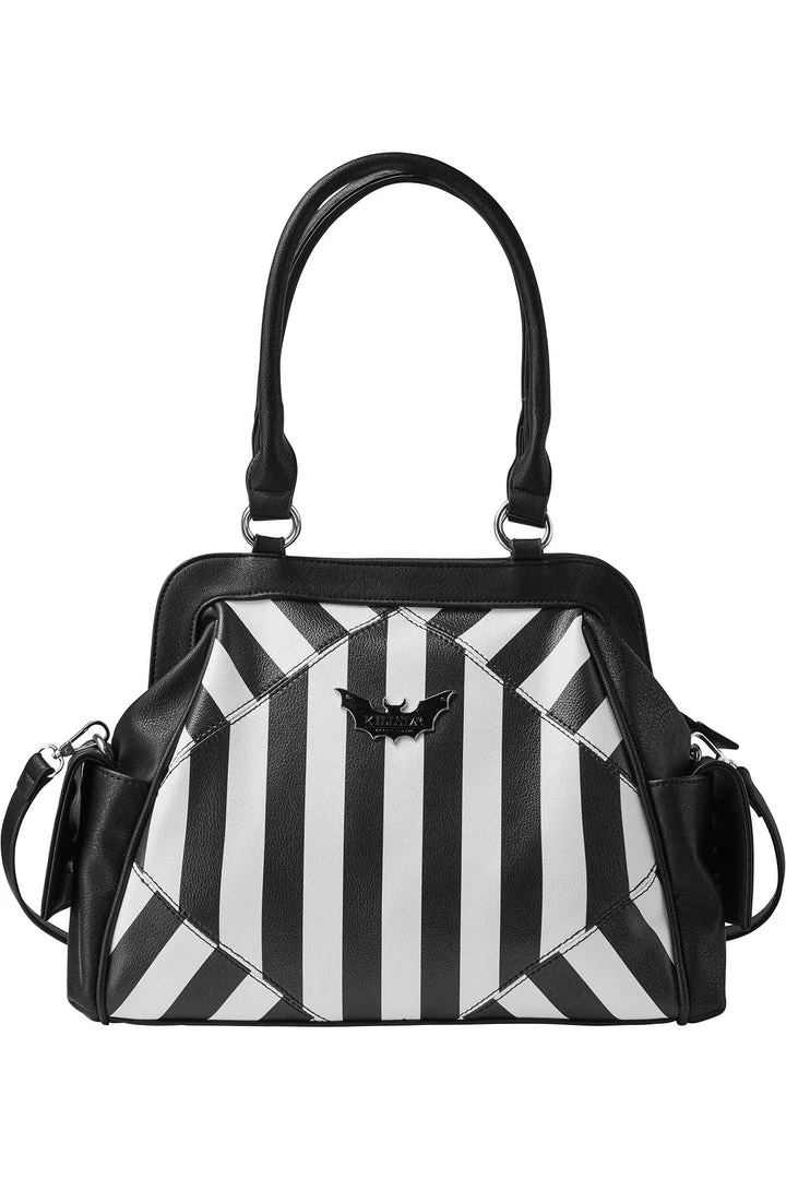 KillStar Striped Never Trust The Living Handbag Gals 3 KillStar Striped Never Trust The Living Handbag Gals