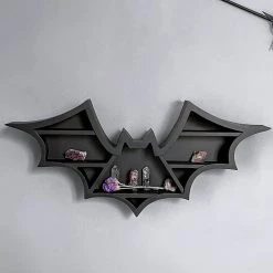 KillStar Night Creature Bat Wooden Shelf