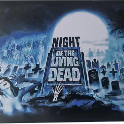 Band Merchandise Night Of The Living Dead (UK) Silkscreened Poster
