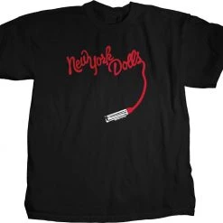 Band Merchandise New York Dolls Lipstick Logo Tee Guys
