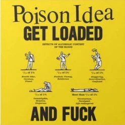 Vinyl Records Music Poison Idea - Get Loaded And Fuck LP