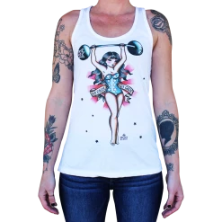 Black Market Art Company No Pain No Gain Racer Back Tank Top