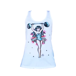 Black Market Art Company No Pain No Gain Racer Back Tank Top