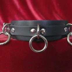 Ape Leather 3 Ring Bondage Wristband Chokers // Wristbands