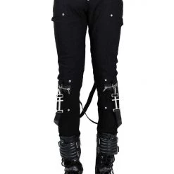 KillStar Office Riot Black Bondage Pants