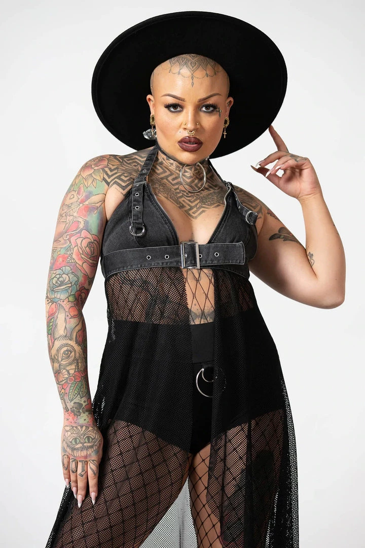 KillStar Oriana Mesh Duster Gals 8 KillStar Oriana Mesh Duster Gals