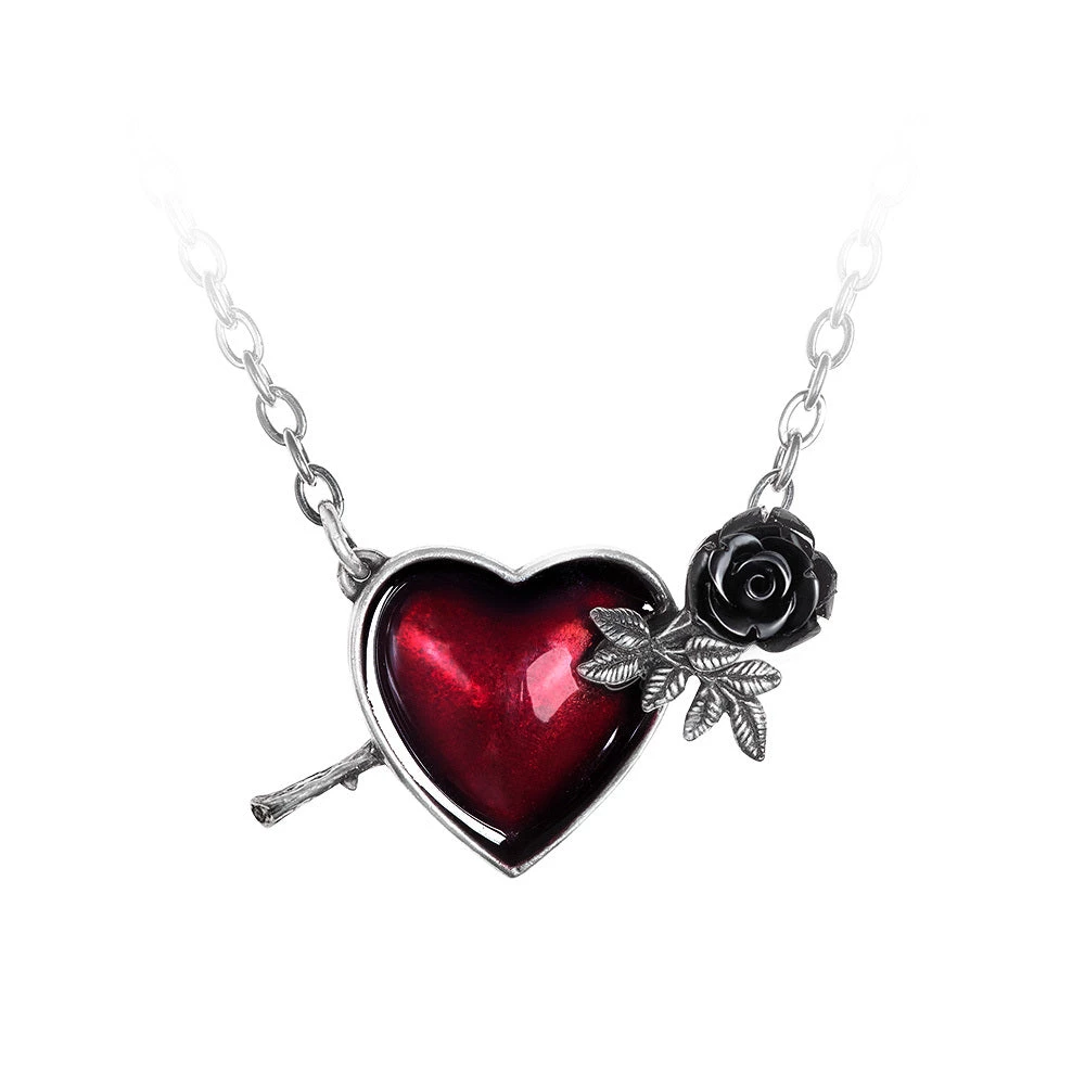 Alchemy Of England Gals Glossy Rose Heart Necklace 3 Alchemy Of England Gals Glossy Rose Heart Necklace