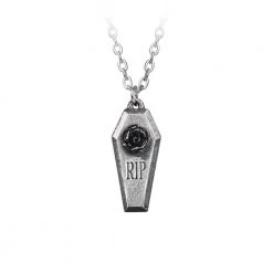 Alchemy Of England RIP Coffin Rose Necklace Gals