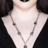 KillStar Pandemonium Chain Skull Necklace