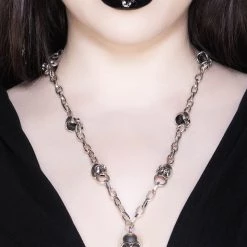 KillStar Pandemonium Chain Skull Necklace