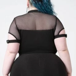 KillStar Parish Black Mesh Top