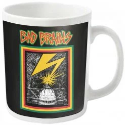 Band Merchandise Housewares Bad Brains Logo Coffee Mug