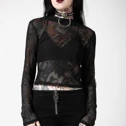 KillStar Planetary Party Mesh Top