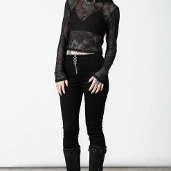 KillStar Planetary Party Mesh Top