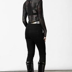 KillStar Planetary Party Mesh Top