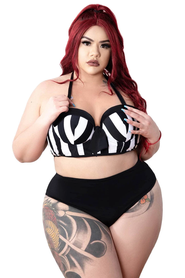 KillStar Possession Party Striped Two Piece Bikini (Only SMALL Left!) 5 KillStar Possession Party Striped Two Piece Bikini (Only SMALL Left!)
