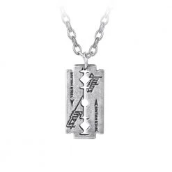 Alchemy Of England Judas Priest Razorblade Necklace