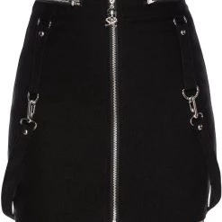 KillStar Pretty Kitty Black Mini Skirt Gals