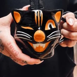 Sourpuss Housewares Black Cat Mug