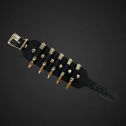 Funk Plus Copper Tip Bullet Leather Wristband Accessories