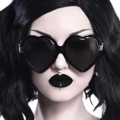 KillStar Black Heart Quinn Sunglasses
