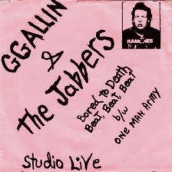 Vinyl Records GG Allin & The Jabbers - Bored To Death 7"