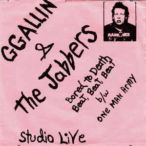 Vinyl Records GG Allin & The Jabbers - Bored To Death 7" 3 Vinyl Records GG Allin & The Jabbers - Bored To Death 7"
